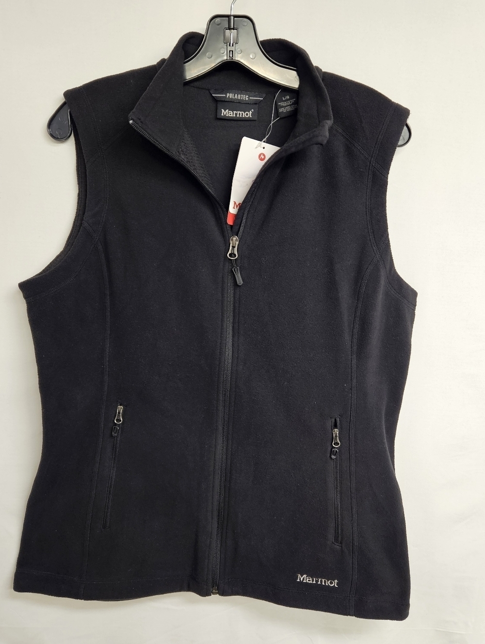 MARMOT POLARTEC Women’s Zip Flashpoint Fleece Vest Size Large Retail $75